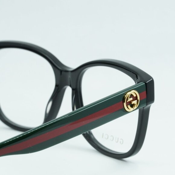 Final Price! Gucci GG0038ON 011 Black/Green Eyeglasses 54mm - Picture 10 of 11